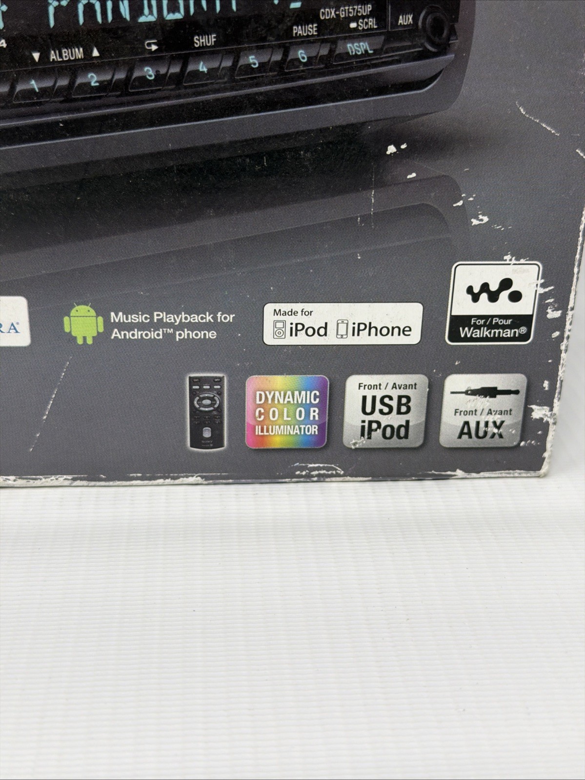 New Sony CDX-GT575UP FM/AM Compact Disc Player Car Stereo CD USB AUX Iphone