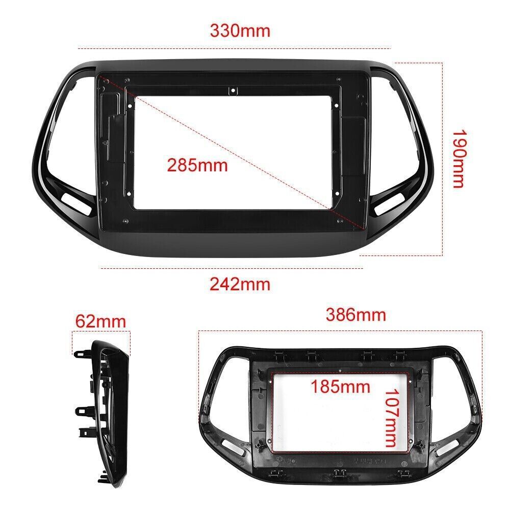 32G For Jeep Compass 2017-2019 Carplay Car Stereo Radio GPS Android Auto1280*800