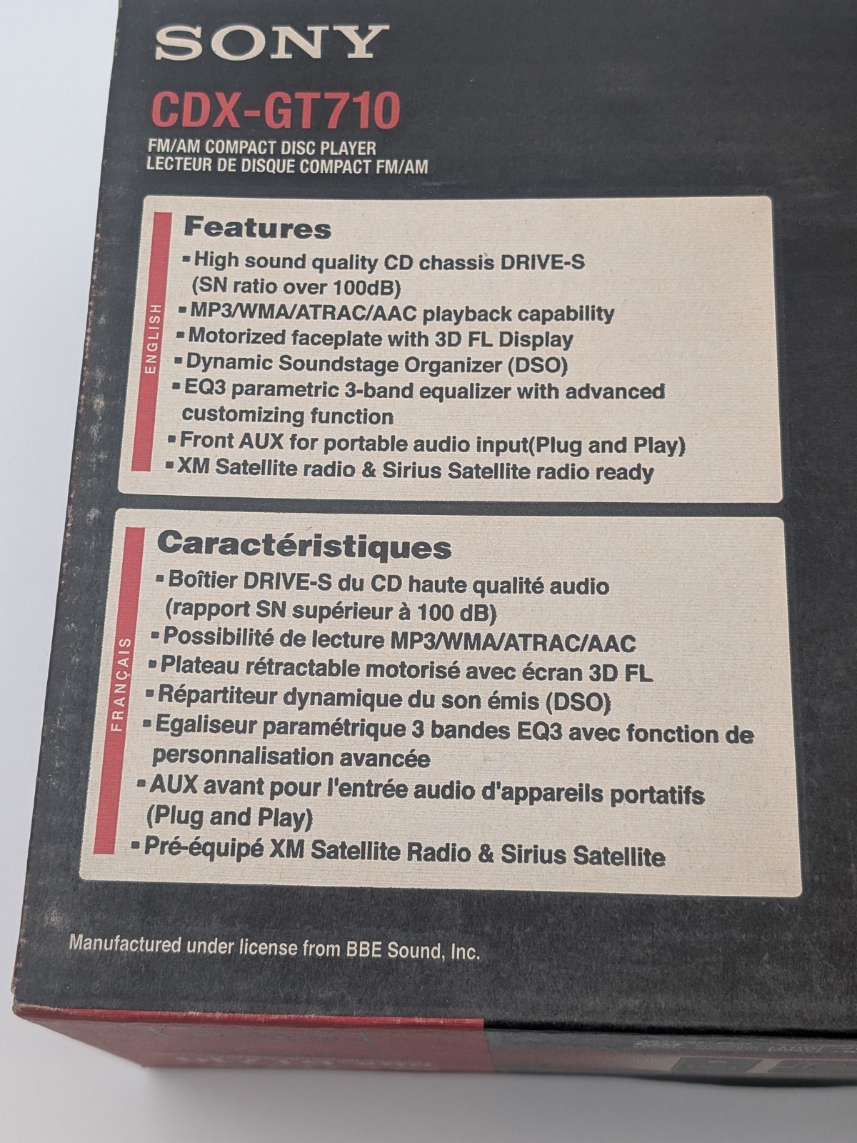 NOS Sony Xplod CDX-GT710 Old School CD Car Audio Stereo Graphics! + Remote