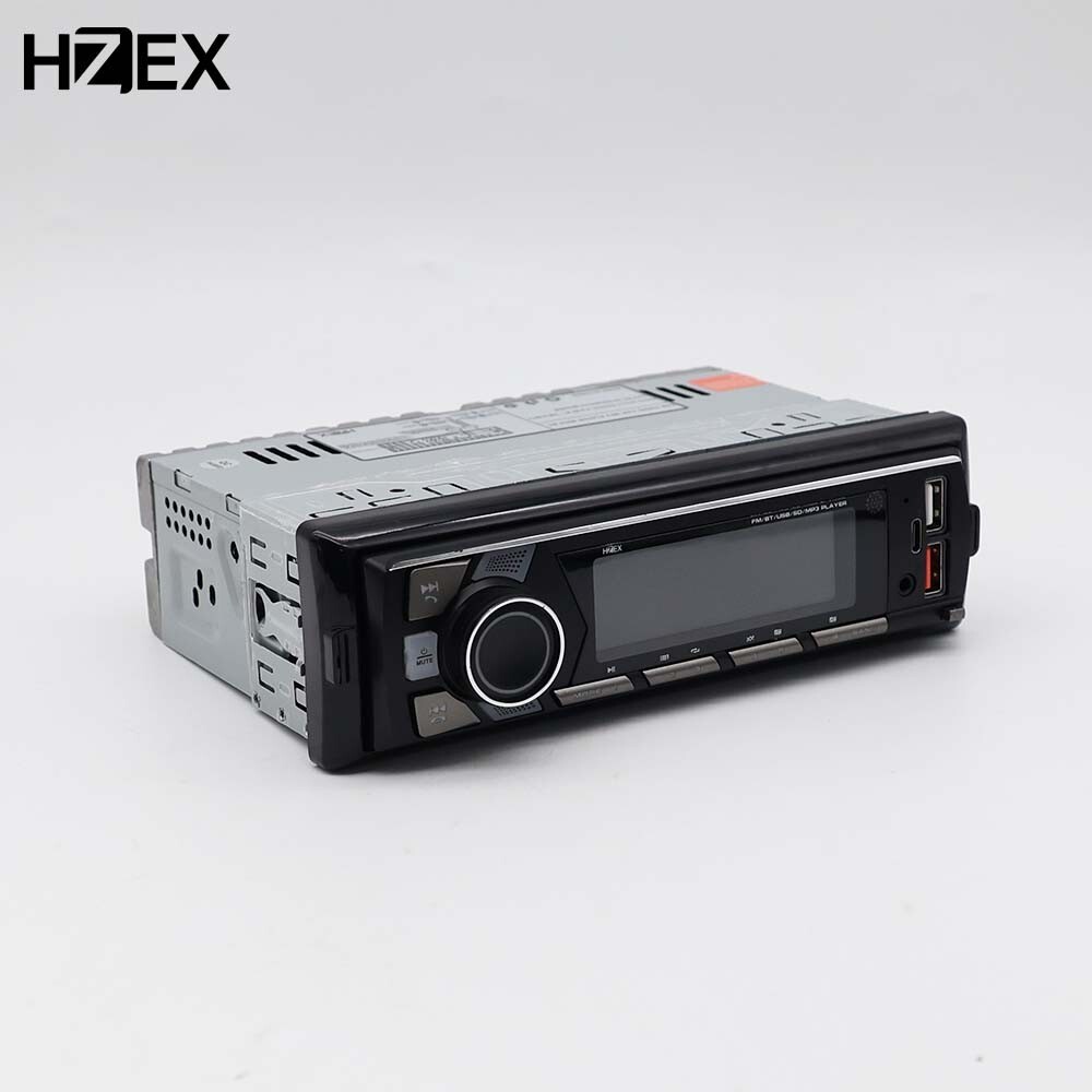 HZEX Single Din Bluetooth Car Stereo, Mechless Media Player AM/FM/USB/SD/AUX