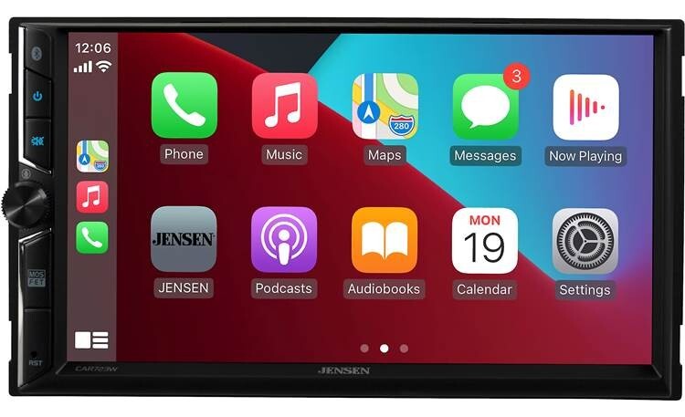 Jensen 7″ Wireless Apple Carplay Stereo Install Kit for 2004-2006 Nissan Titan