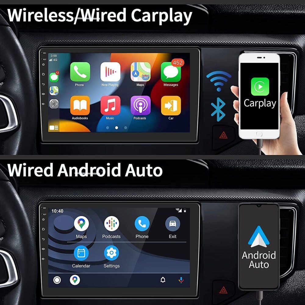 For 2012-2014 Toyota Camry 10.1″ Car Stereo Radio Android 12 Carplay GPS +Camera