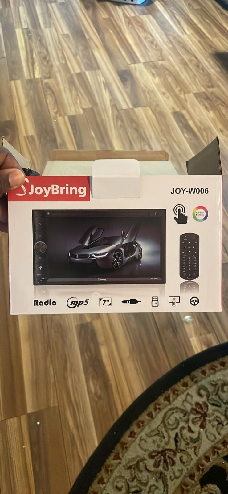 sjoybring double din car stereo Wireless Apple CarPlay