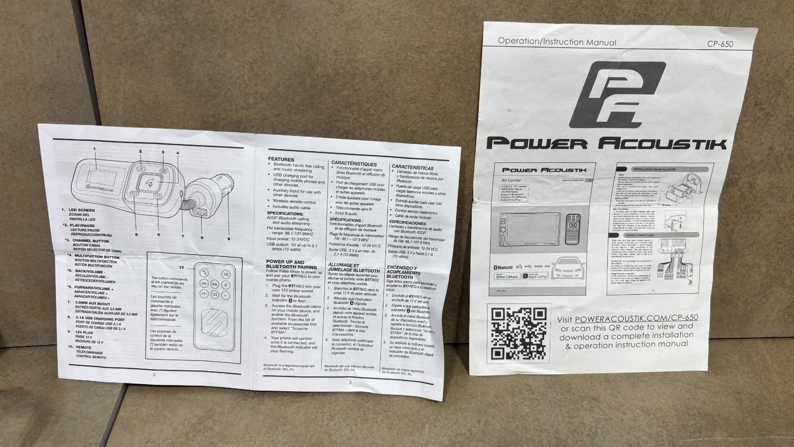 *GENUINE* GOOD CONDITION Power Acoustik CP-650 MultiMedia