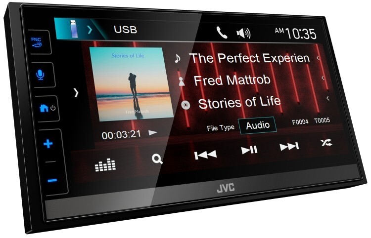 JVC KW-M788BH Apple CarPlay Android Auto Digital Media Player 6.8 In