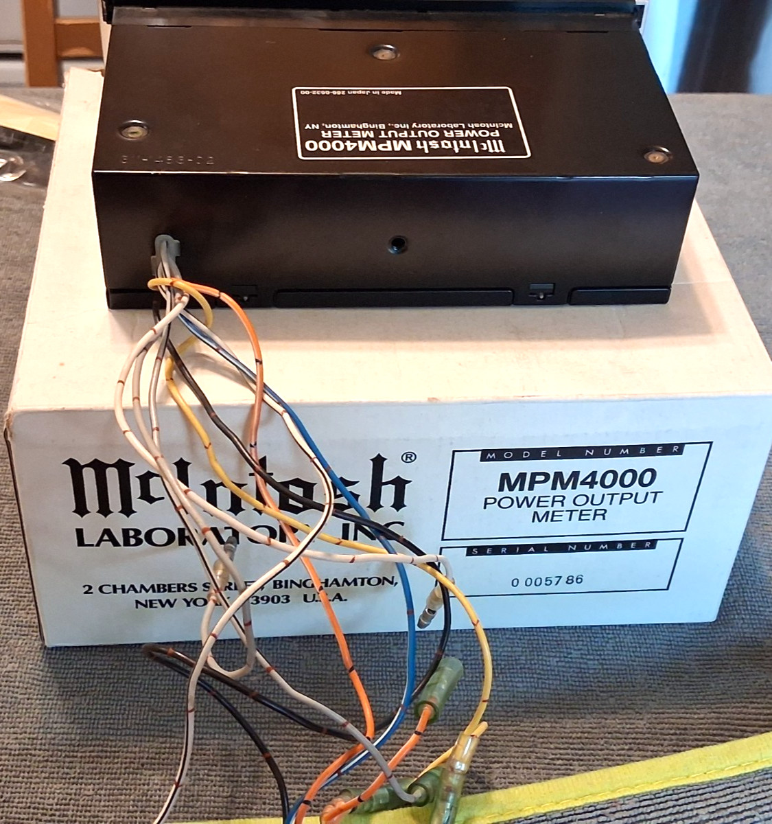 MINT IN BOX OLD SCHOOL MCINTOSH MPM4000 METER TRIM PIECES BRACKETS LAST ONE!