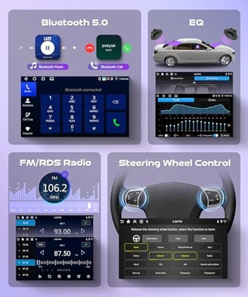 4Core 4G+64G Android 15 Car Radio for Mitsubishi 4Core 4G+64G Wireless Carplay