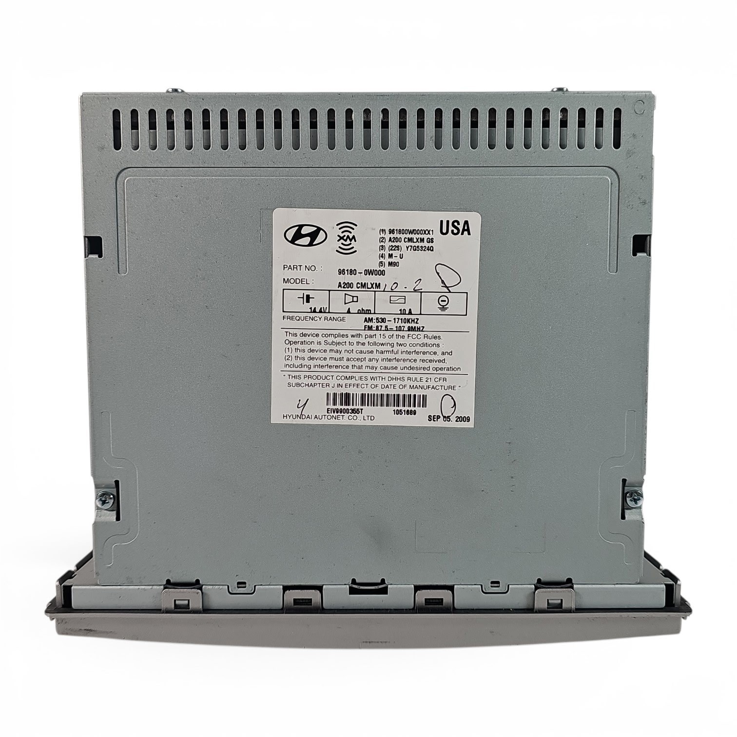 HYUNDAI Santa Fe AM/FM CD MP3 Radio Receiver OEM 96180-0W000 A200 CMLXM