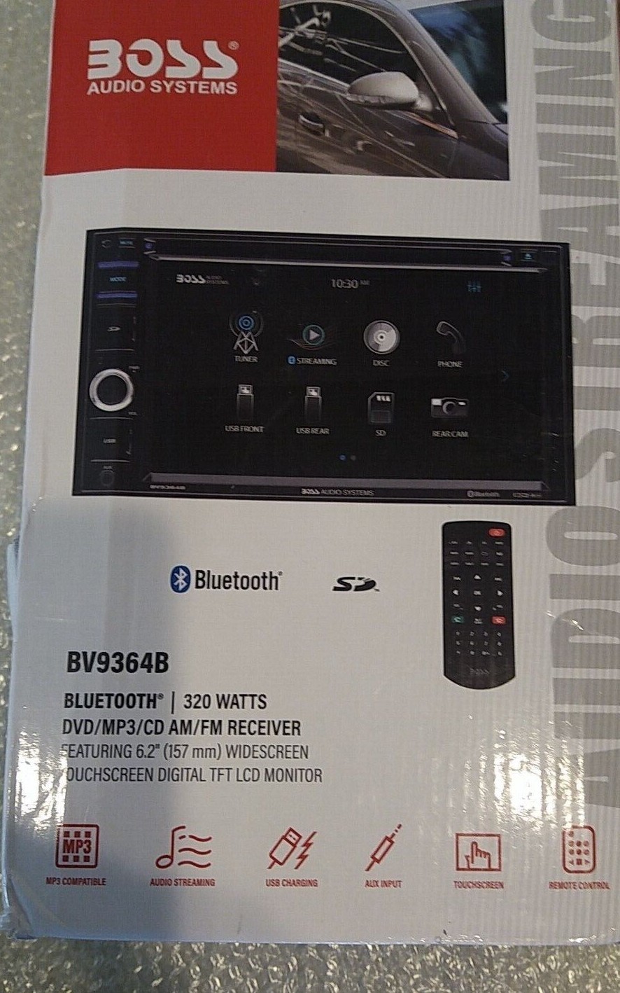 Boss BV9364B Audio Systems 6.2 Inch Bluetooth Car Stereo Touchscreen Receiver