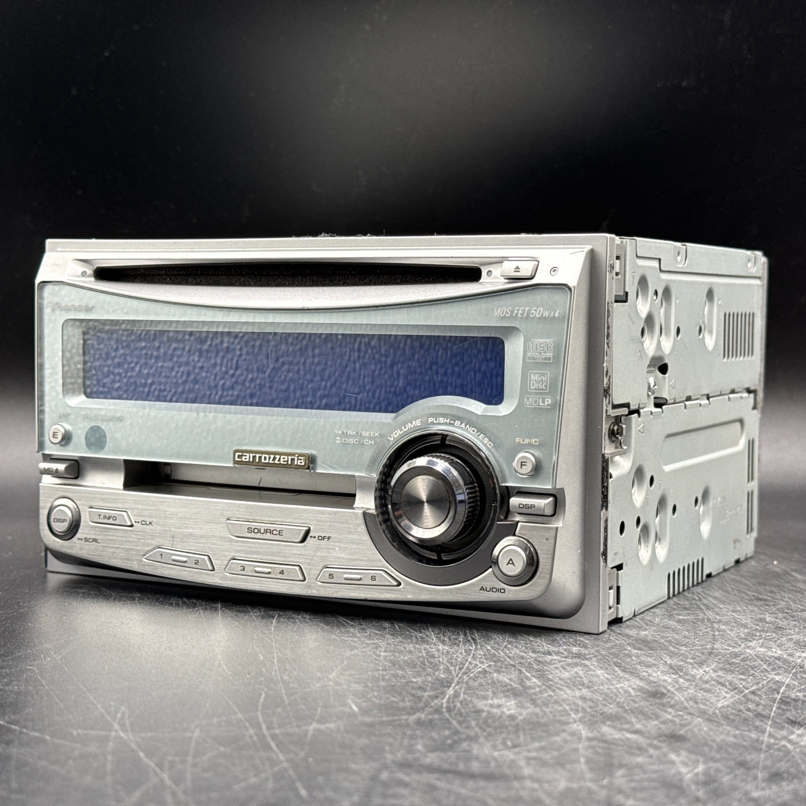 Pioneer Carrozzeria FH-P055MD Car Audio CD MD Bluetooth 2DIN Tested In Stock