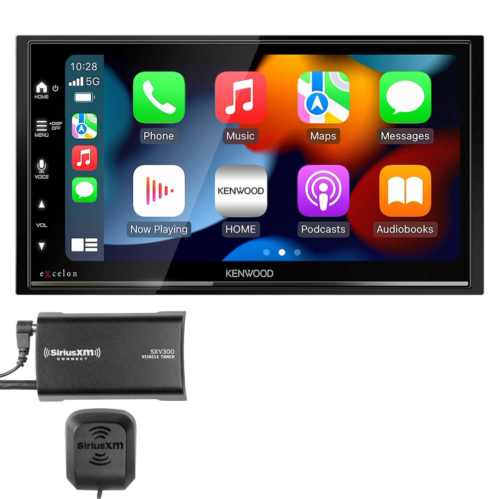 Kenwood eXcelon DMX809S 6.8” Double DIN Receiver w/ Sirius XM Tuner
