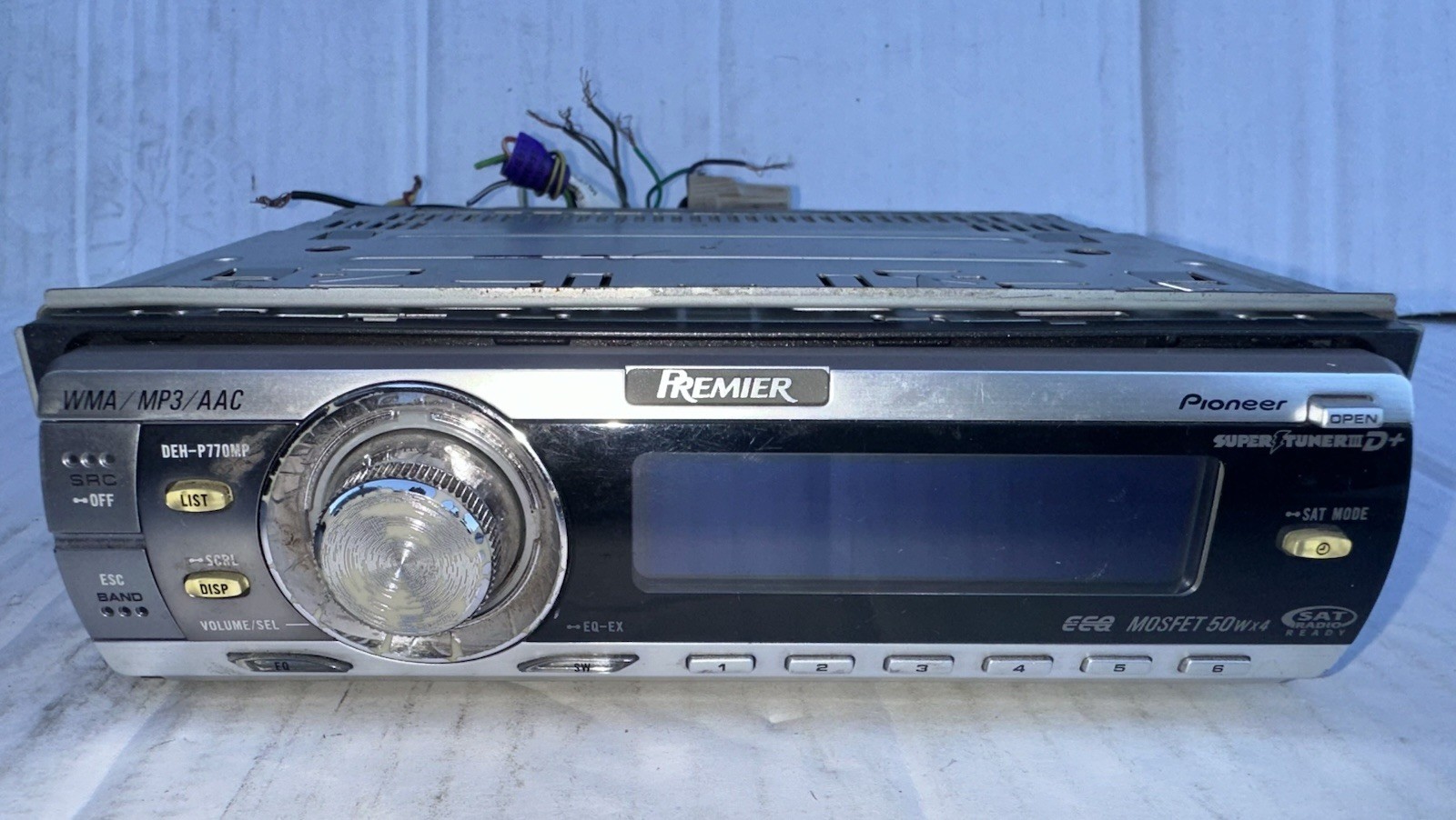 Pioneer (Premier) DEH-P770MP In-Dash Stereo Receiver Old School Tested/Rare
