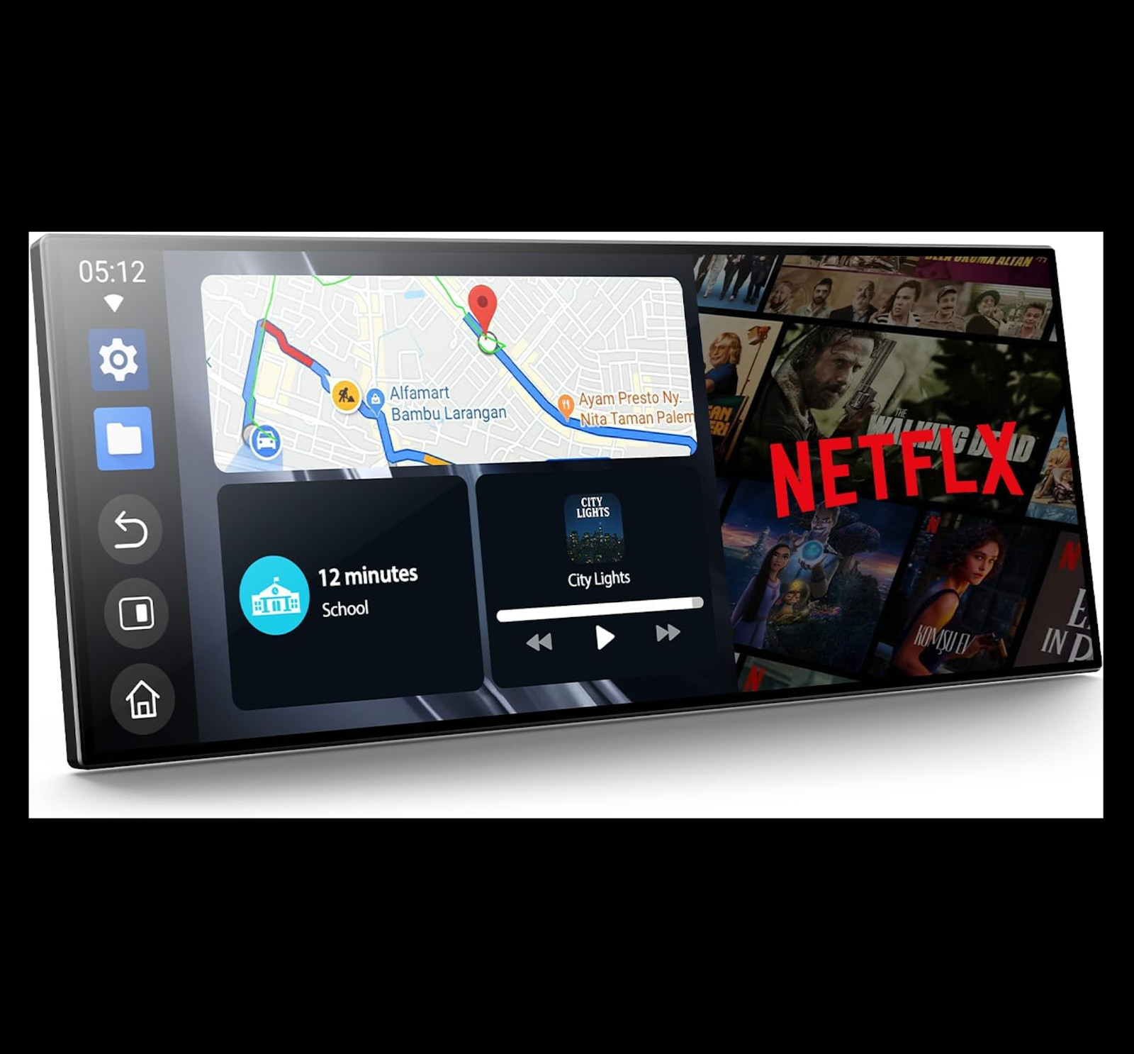 11″ Wireless CarPlay Android Auto Touchscreen Display RC29 Bluetooth GPS Screen