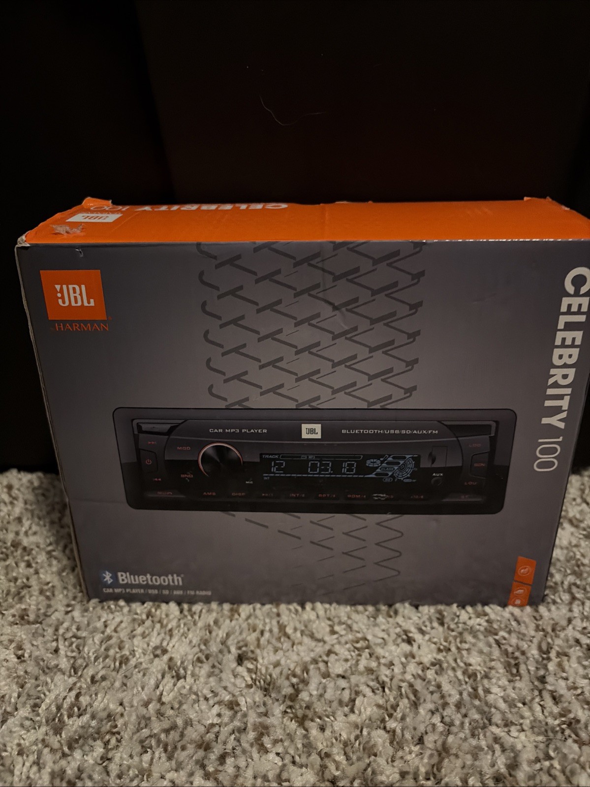 JBL Celebrity100 Single DIN In-Dash Bluetooth MP3 USB SD Digital Media Car Radio