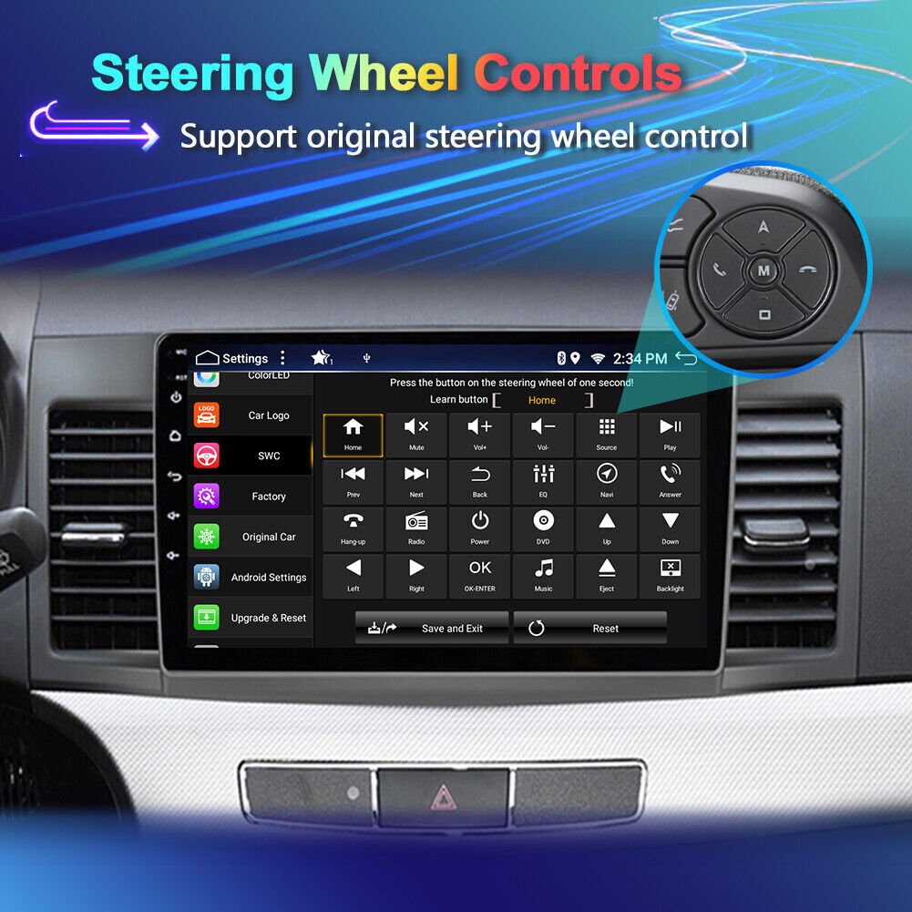Car Stereo Radio For Mitsubishi Lancer 2008-2012 GPS Nav Android15 4+64G CarPlay