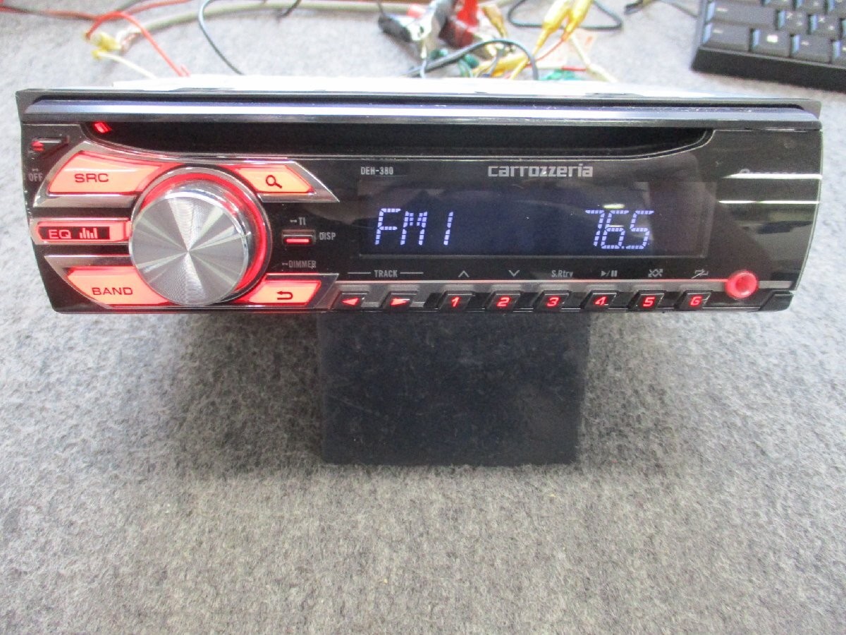 Pioneer DEH-380 CD AUX Radio 1DIN Deck Excellent JAPAN