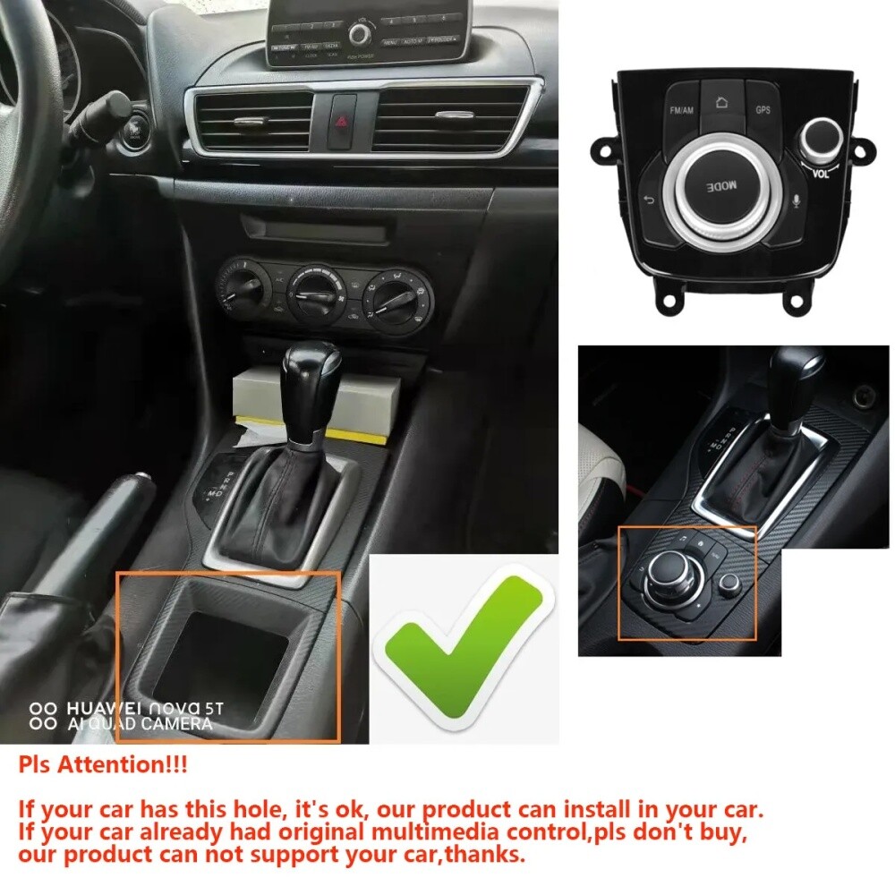 Apple Carplay For 2014-2018 Mazda 3 GPS Navigation Android 12.0 Car Stereo Radio