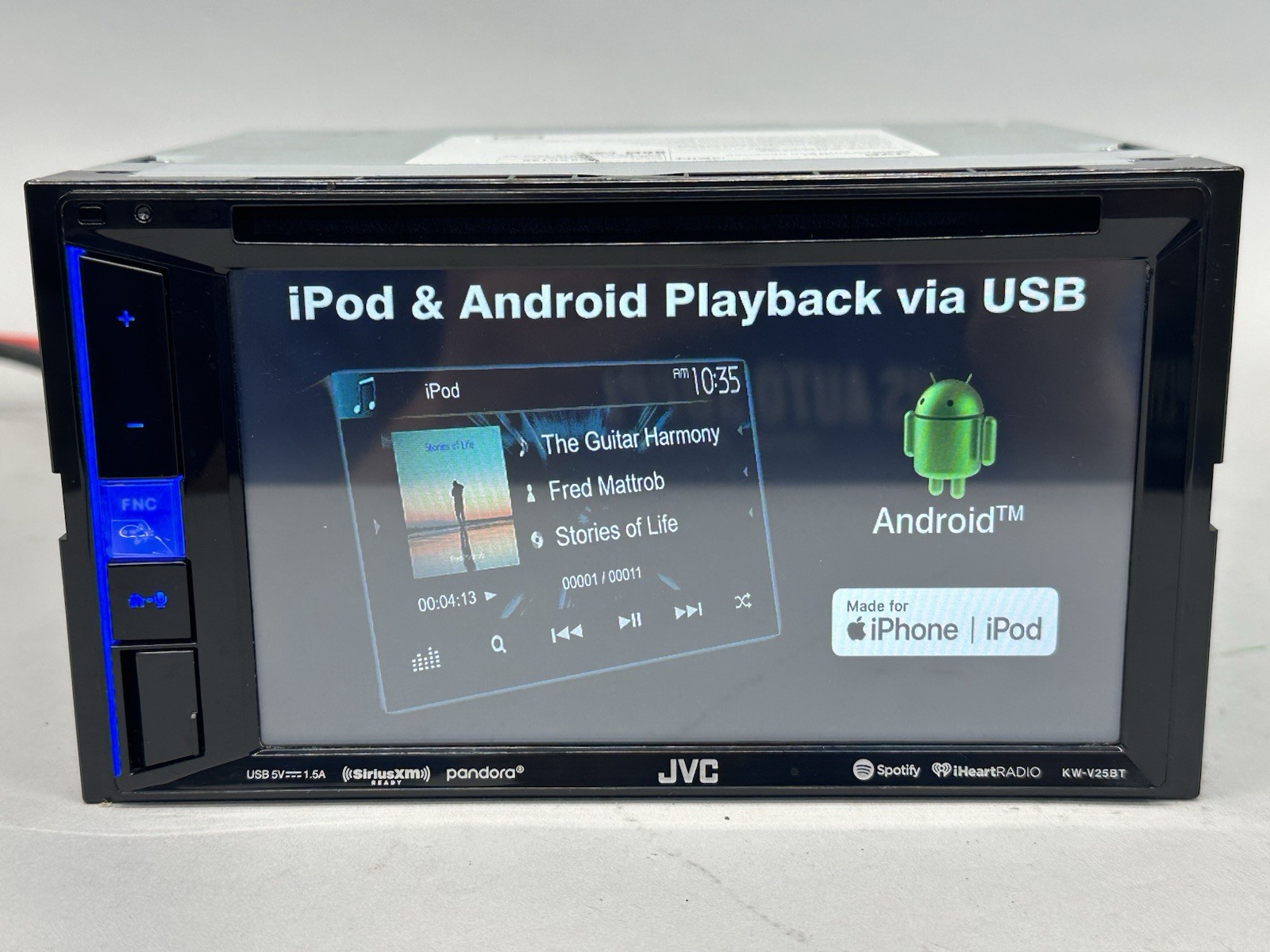 JVC KW-V25BT Double Din 6.2″ Multi-Media Radio Receiver