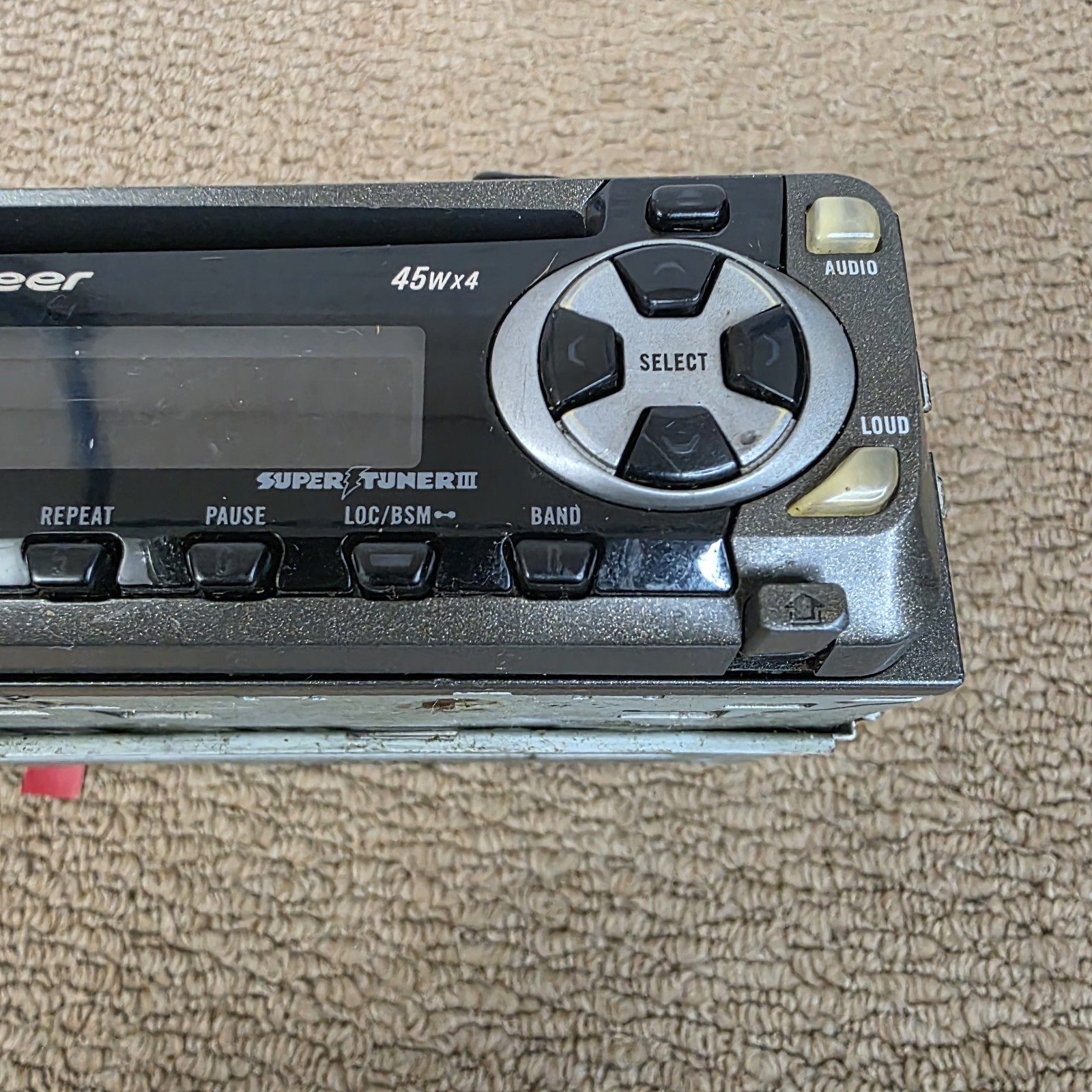 Pioneer Car Stereo CD Player DEH-14 Sold As Is Untested