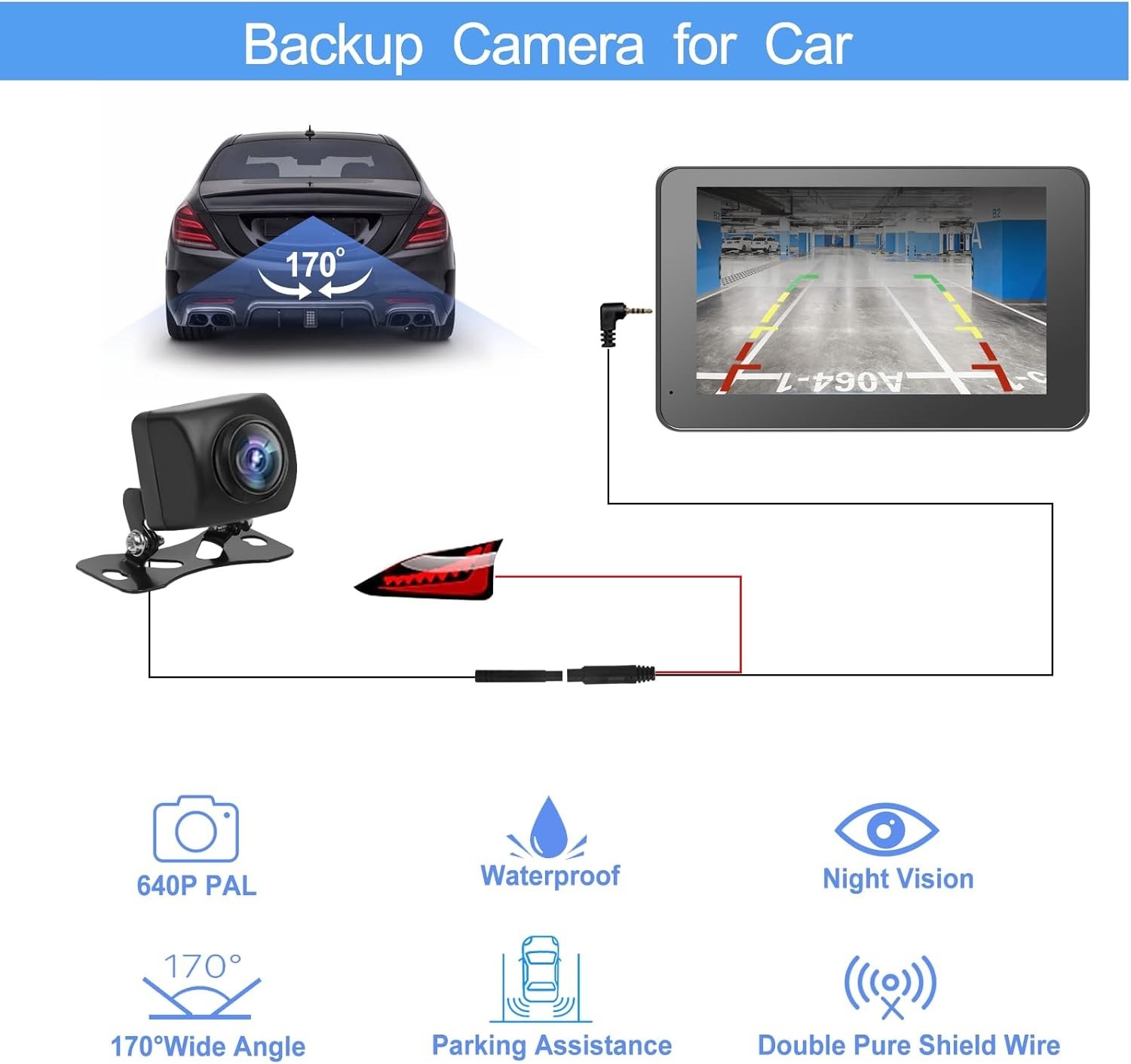 Double Din 7″ Touch Screen Car Stereo Featuring Wireless Carplay & Voice Control