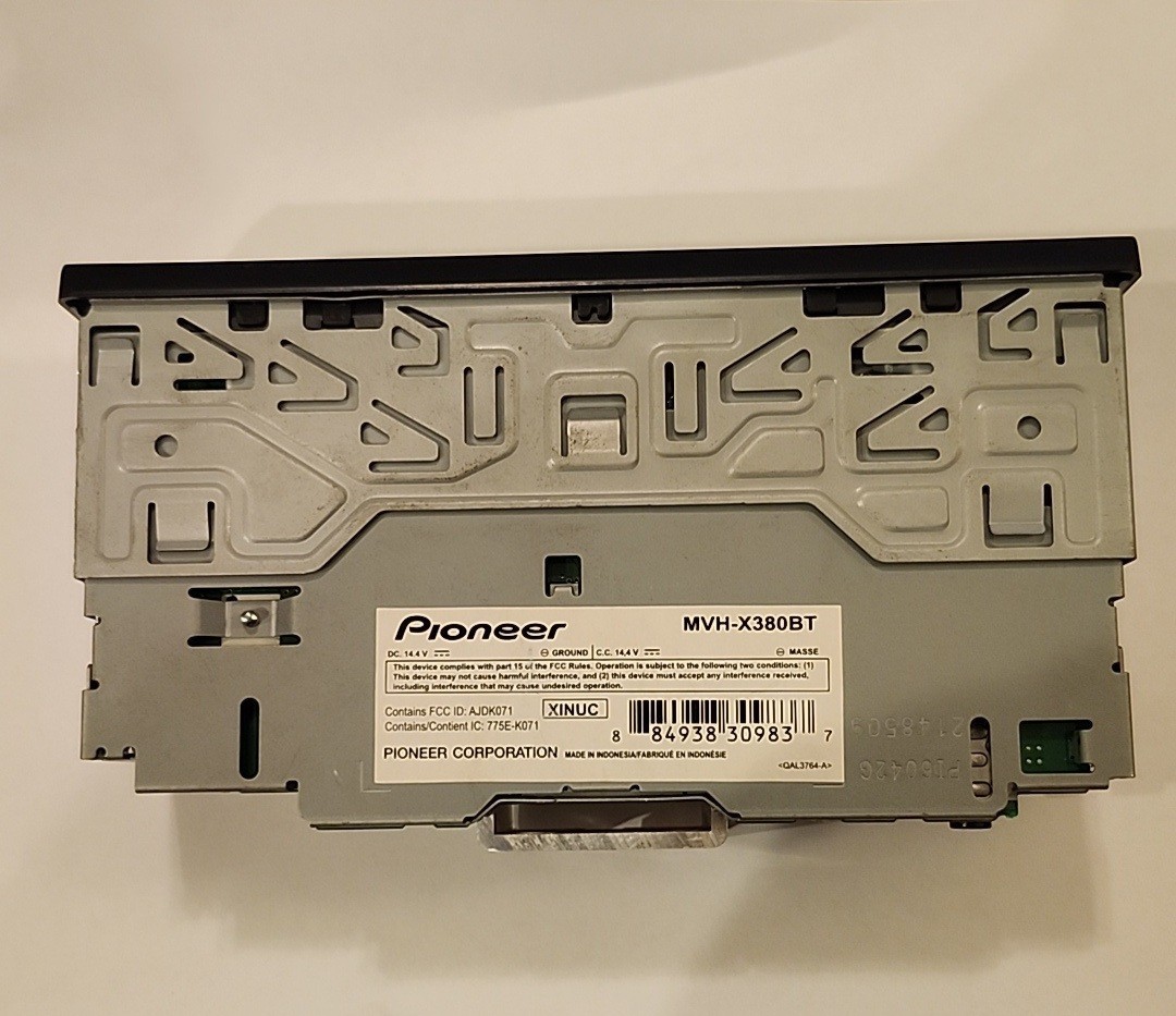 Pioneer MVH-X380BT Digital Media Receiver USB Mixtrax Bluetooth Main Chassis