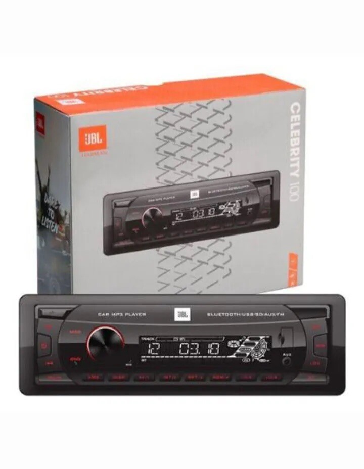 JBL Celebrity 100 1 DIN Radio MP3 Player Receiver Bluetooth USB SD Card Input