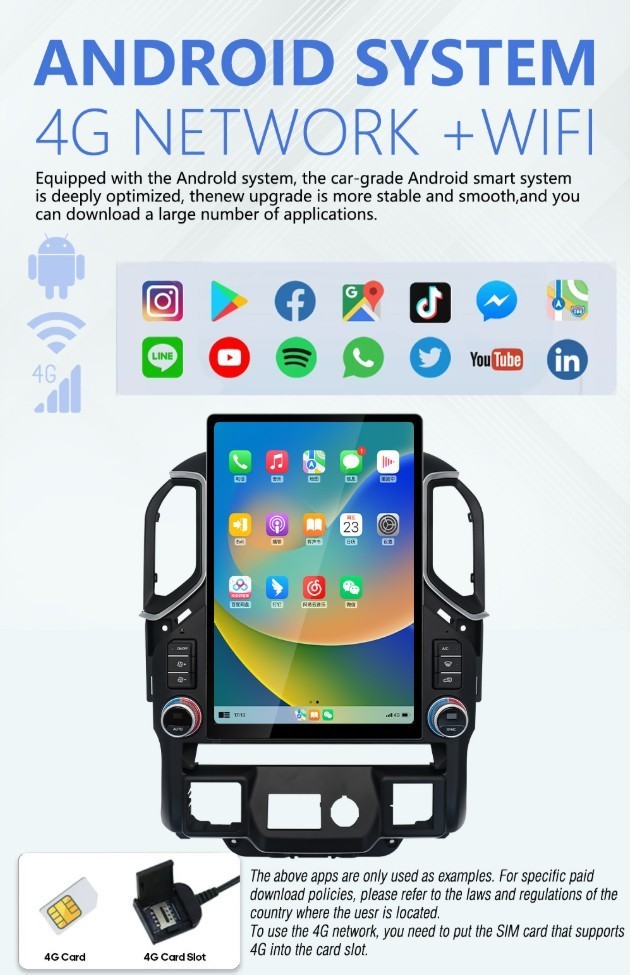 15.6” Tesla Style Car Stereo Radio For 2019-2022 Chevrolet Silverado GMC Sierra