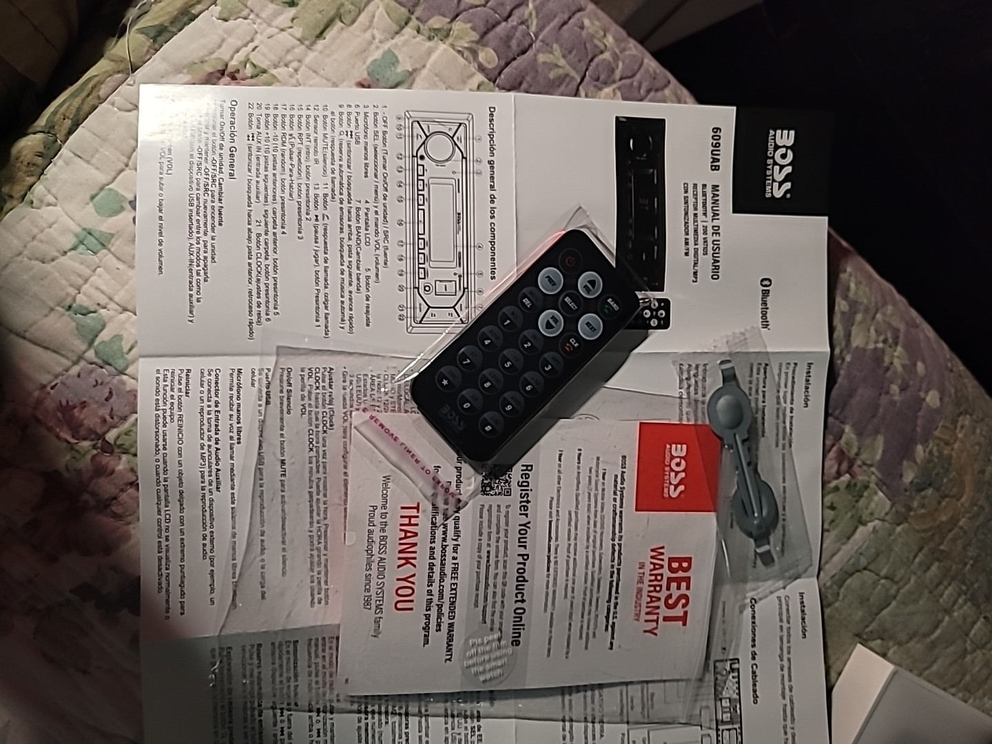 Boss Stereo Head Controller 609UAB NEW