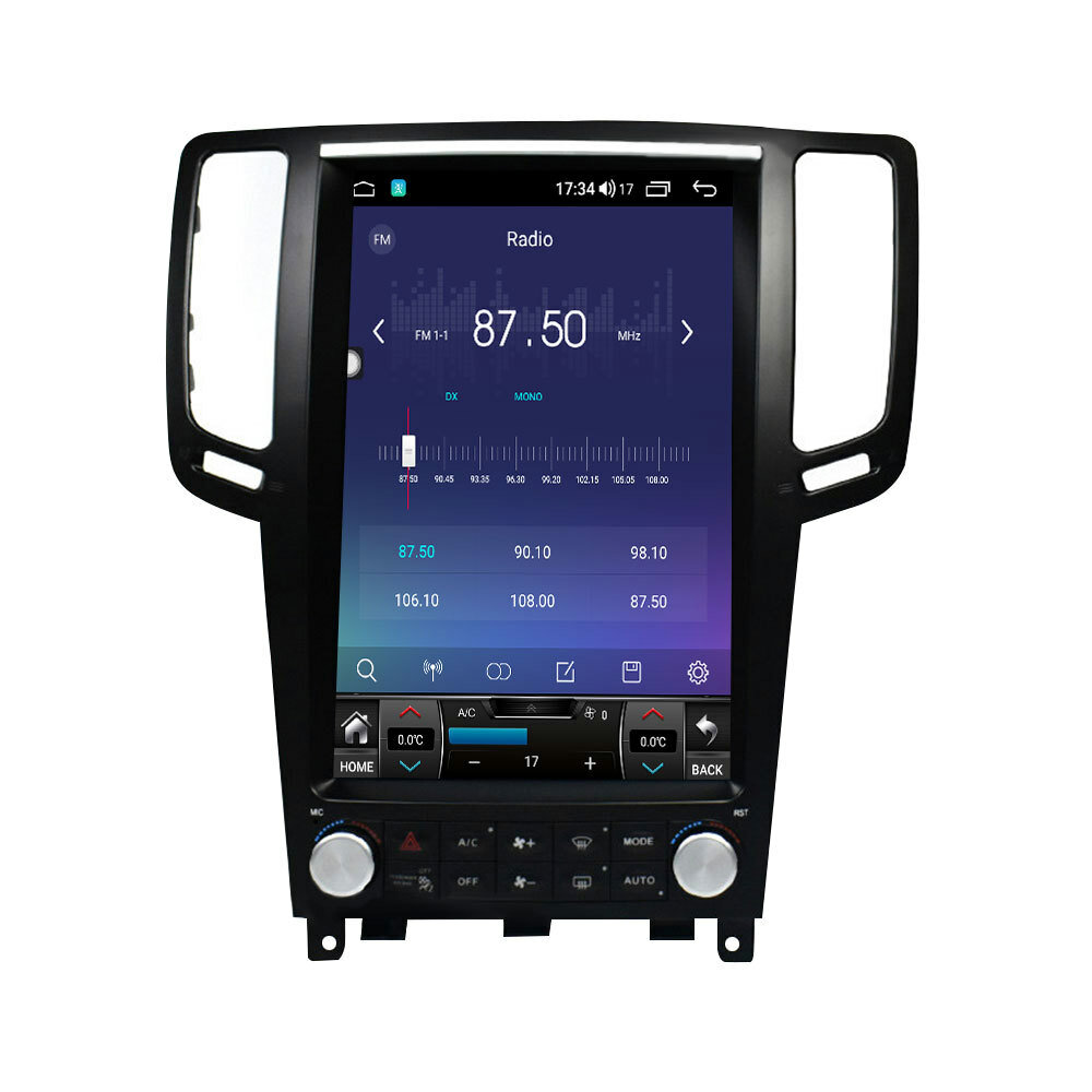 For Infiniti G25 G37 Car Stereo Radio Player GPS Android FM Touch Screen 6+128G