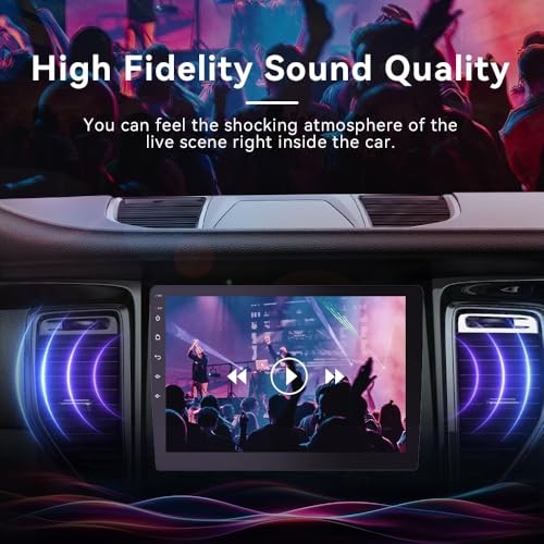 10.1″ Double Din Car Screen, with Wireles CarPlay and RAM 2GB+ROM 64GB