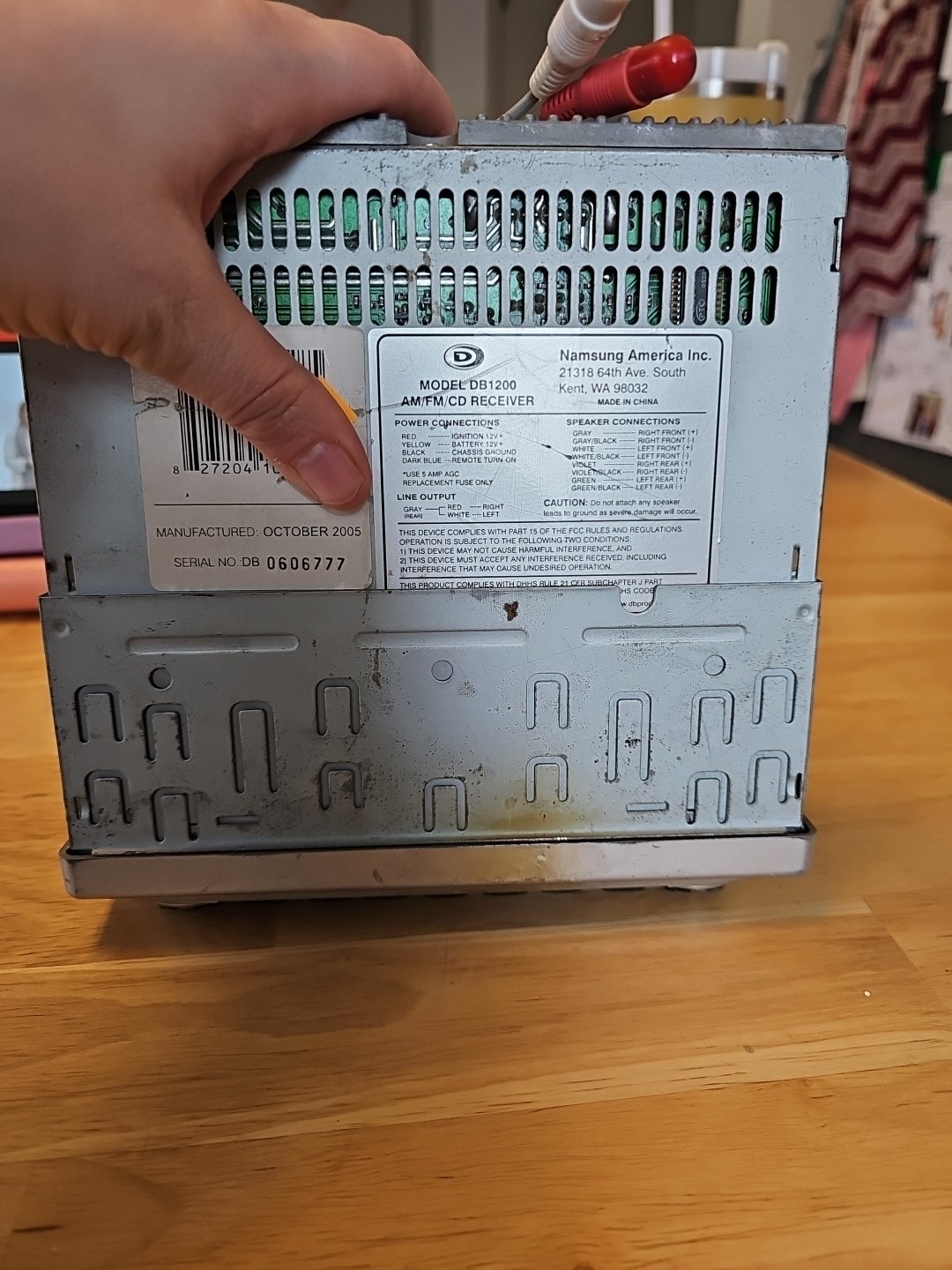 Dual Electronics DB1200 CD Player Receiver