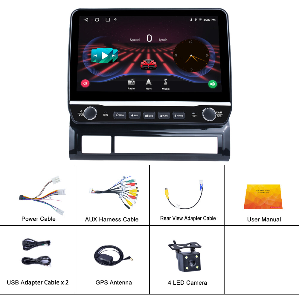 For Toyota Tacoma 2005-2013 Android 13 Car Radio Stereo Carplay GPS NAVI BT 64GB