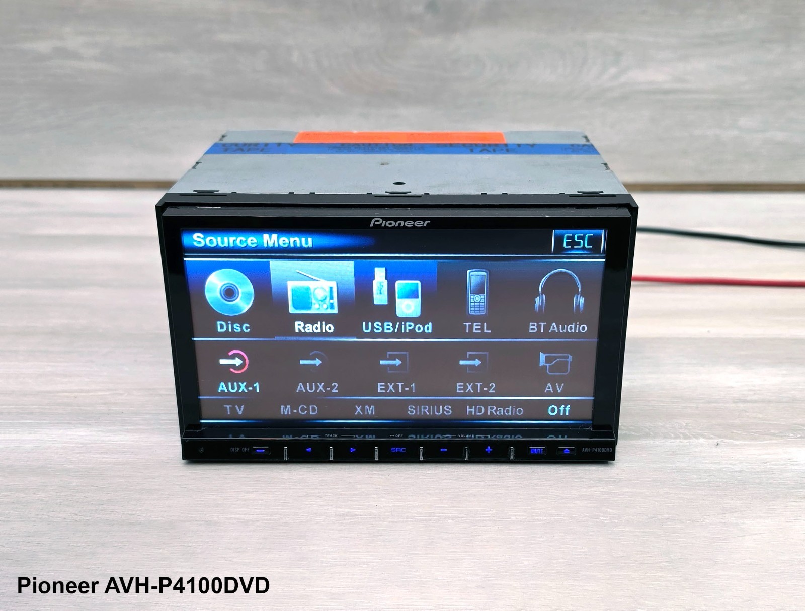PIONEER AVH-P4100DVD CAR STEREO TOUCHSCREEN DVD CD FM RADIO RECEIVER BLUETOOTH