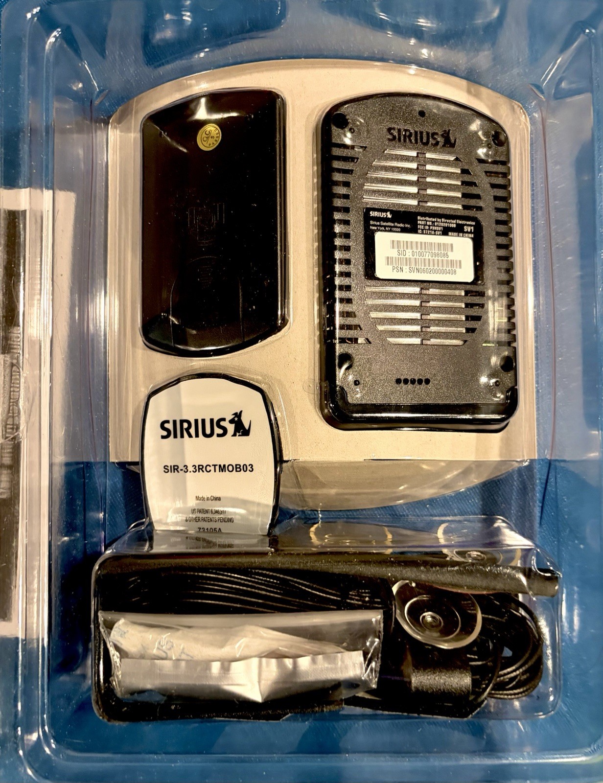NEW-Sirius Satellite Radio Sirius One SV1 All In One with Remote Control
