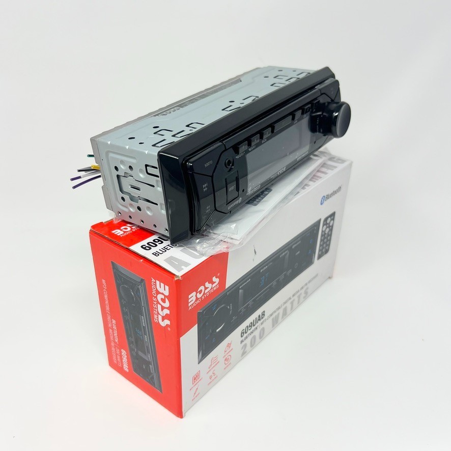 BOSS Audio Systems 609UAB Multimedia Car Stereo Single Din Bluetooth Audio