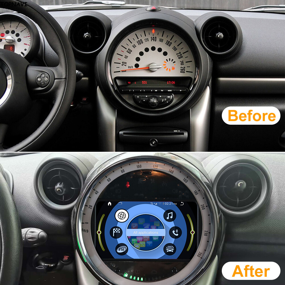 7″Car Stereo Radio for BMW Mini Cooper R60 2011-2016 Android Auto Carplay GPS BT