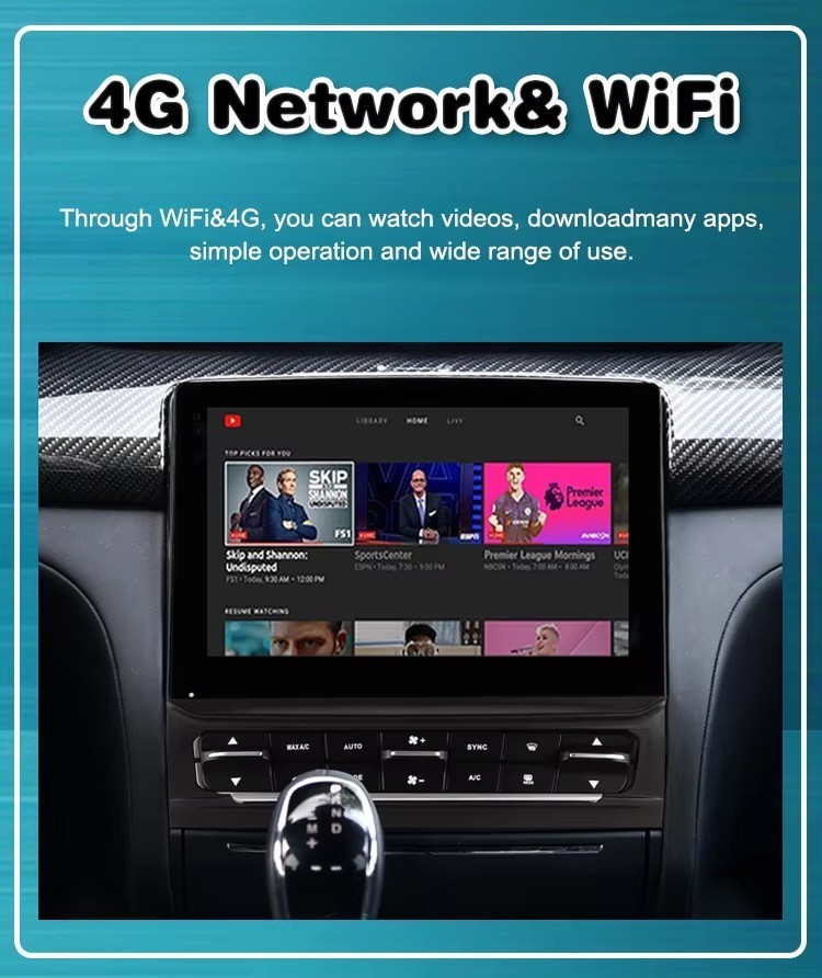 Used 9” HD Car Radio GPS Navi Android 128GB For Maserati Quattroporte 2017-2020