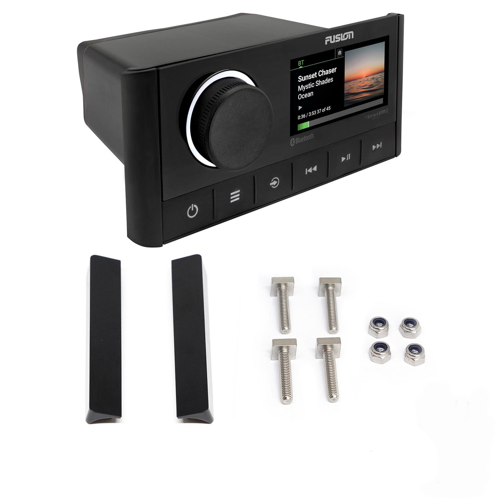 Fusion MS-RA670 Marine Radio System with Flush Kit