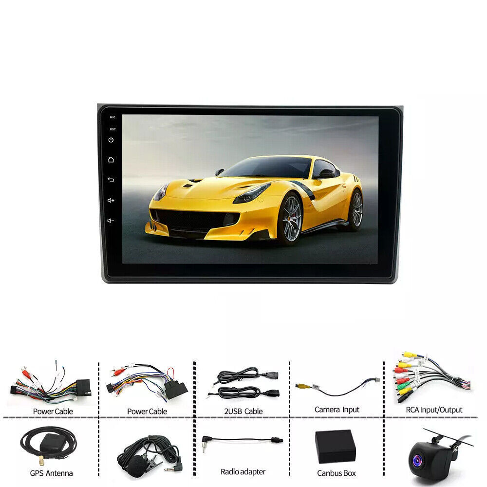 For Audi A4 2002-2008 Android 13 Apple Carplay Car GPS Navi Stereo Radio BT +CAM