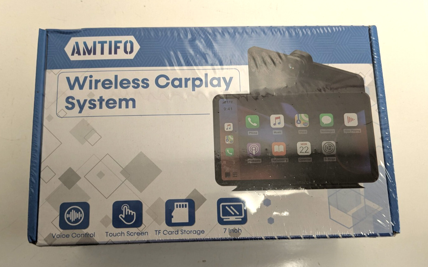 7″ Touch screen Wireless Car Play with Backup Camera Carplay for Apple & Android