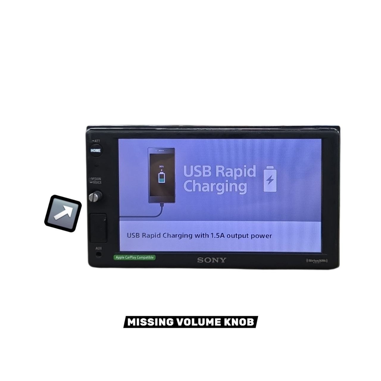 Sony XAV-AX1000 7″ AM FM Bluetooth Car Stereo | Wireless Car Play & Android Auto