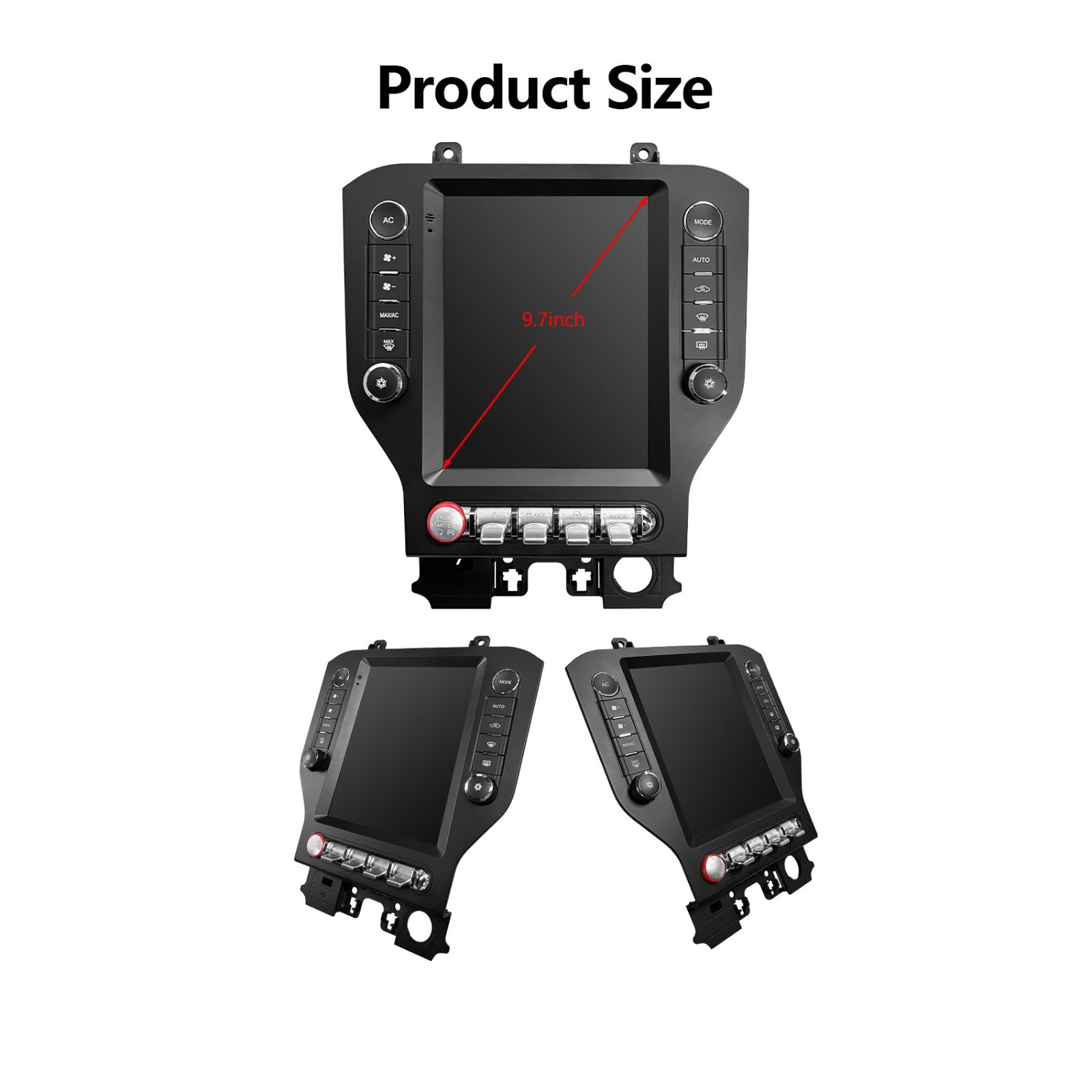 For 2015-2020 Ford Mustang Apple Carplay Car Stereo Radio GPS WIFI with Camera