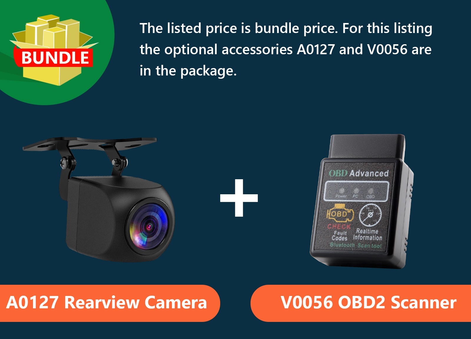 OBD2+Android 13 In Dash 10.1″IPS 2 Din Car Stereo Radio GPS Navi DAB CarPlay RDS