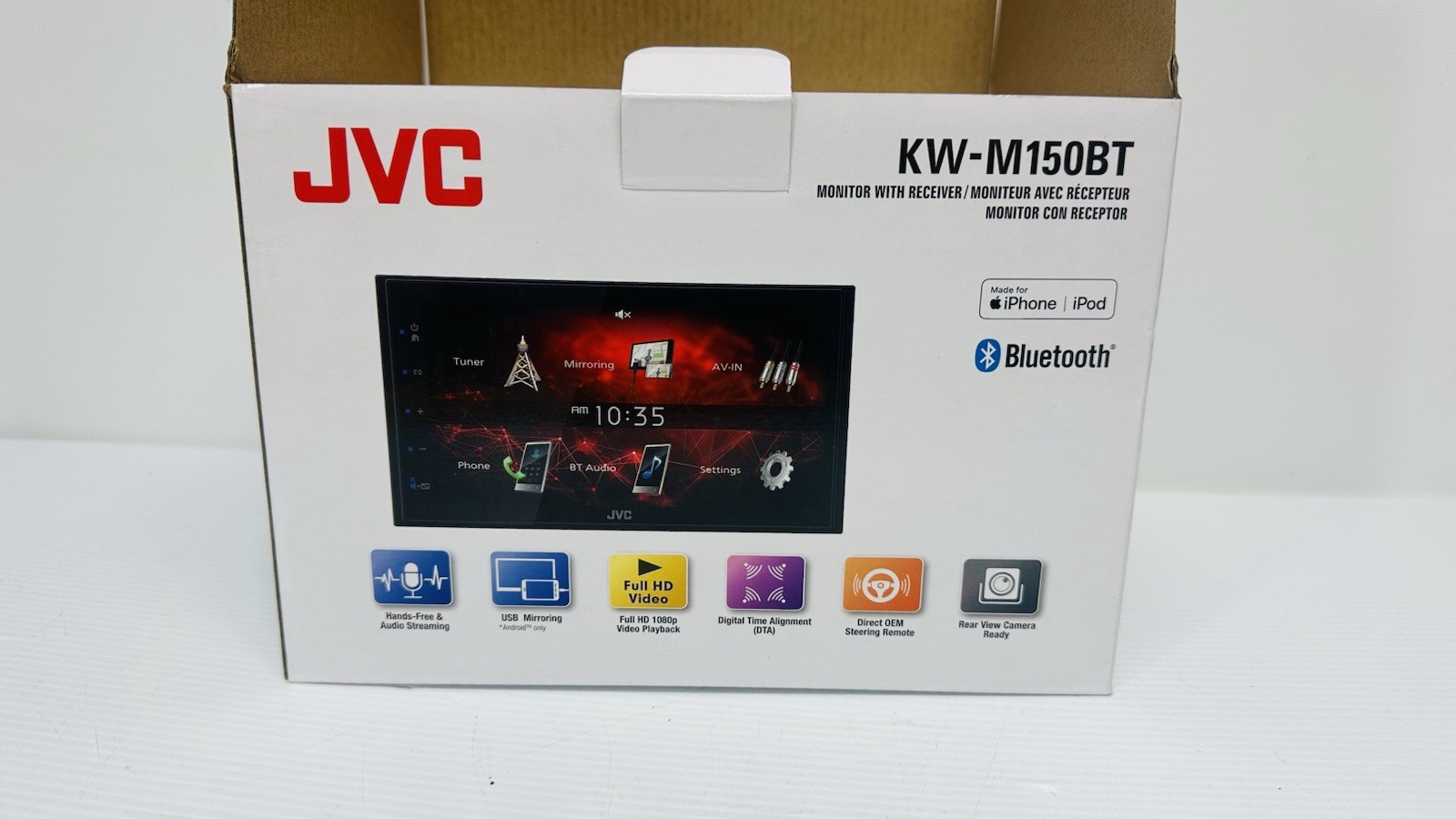 JVC KW-M150BT – MONITOR WITH RECEIVER BLUETOOTH