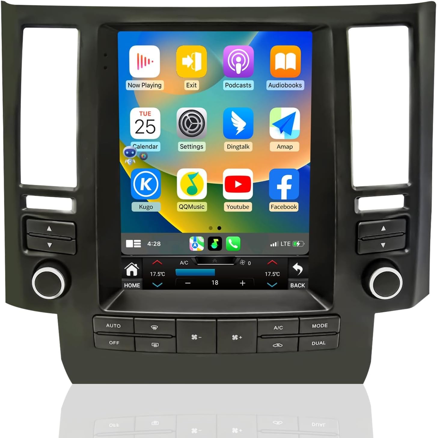 For Infiniti FX35 FX45 2003-2006 Android Car Radio Stereo GPS Navi Carplay 4+64G