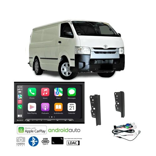 Sony XAV-AX4000 Stereo Upgrade for Toyota HiAce 2004-2011