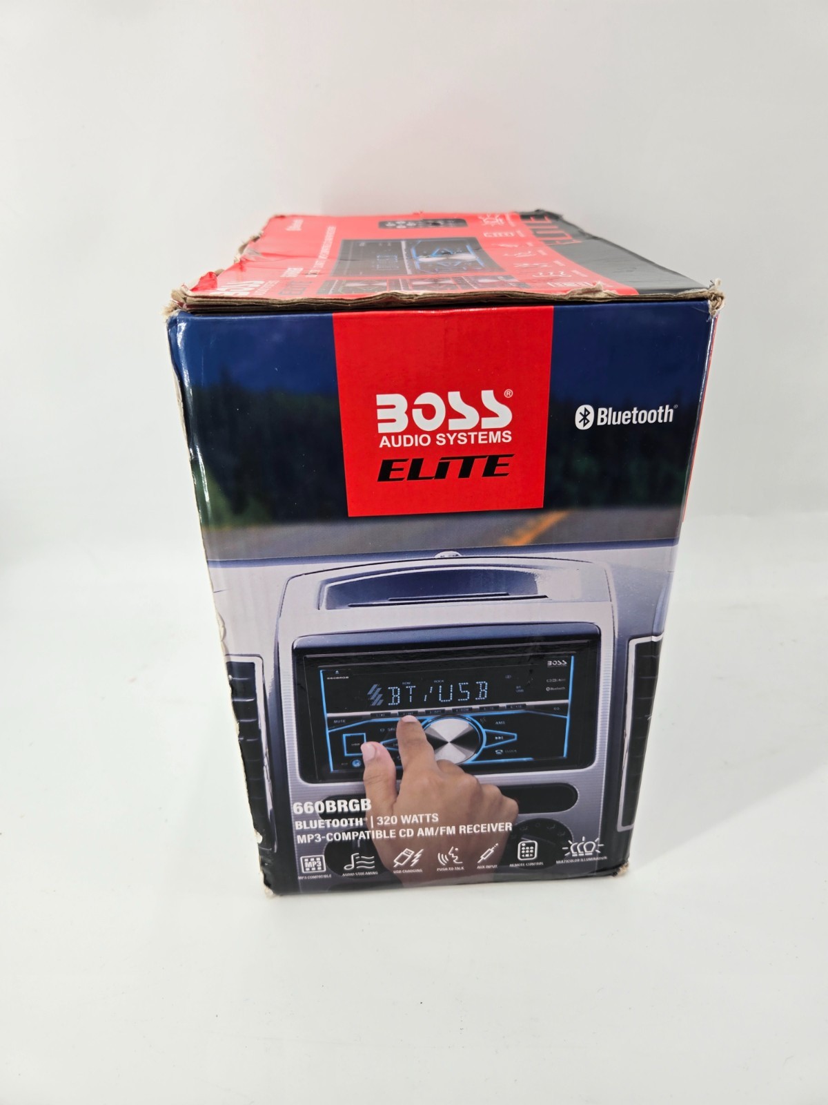 BOSS Audio Systems 660BRGB Car Stereo – Bluetooth, CD, Multicolor Illumination