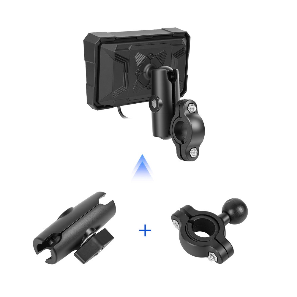 5″ Waterproof Motorcycle Portable Wireless Apple Carplay Android Auto Car Stereo
