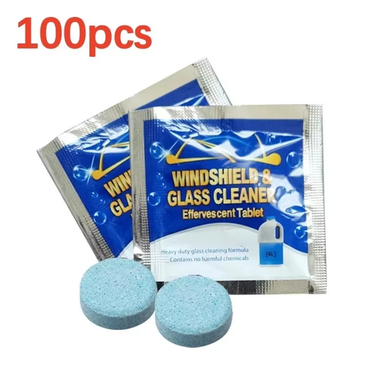 Car Windshield Washer Tablets Effervescent Glass Cleaner Fluid 10-200PCS Pack
