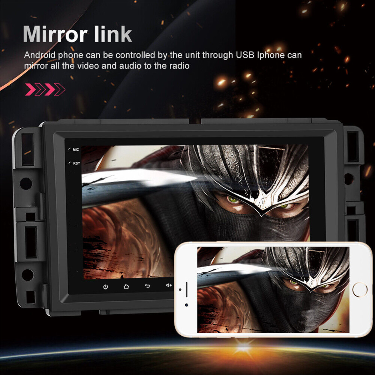 For 2006-2013 Chevrolet Impala WiFi Apple Carplay Radio Android 13.0 RDS GPS Nav